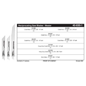 Reciprocating Saw Blades - Master Assortment