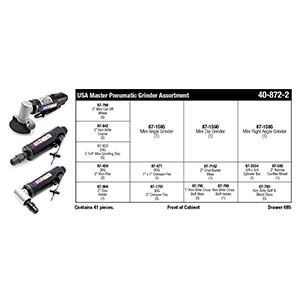 USA Master Pneumatic Grinder Assortment