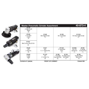 Master Mini Pneumatic Grinder Assortment