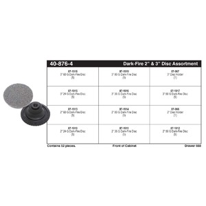 24 - 80 Grit Dark-Fire™ Abrasive Disc Assortment