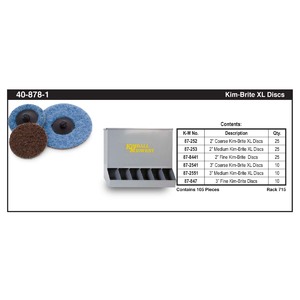 Refill Kit for 2" and 3" Kim-Brite™ XL Surface Conditioning Disc Assortment