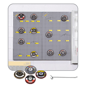 Abrasive Pegboard Bolt-On Shop Setup