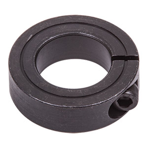 1/2" Black Oxide Steel 1-Piece Single Split Collar