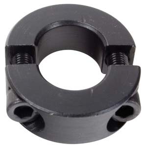 1/4" Black Oxide Steel 2-Piece Double Split Collar