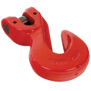 9/32" Grade 100 Red Enamel Clevis Grab Hook