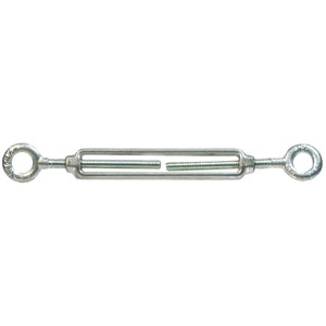 3/8" x 6" Galvanized Steel Eye & Eye Turnbuckle