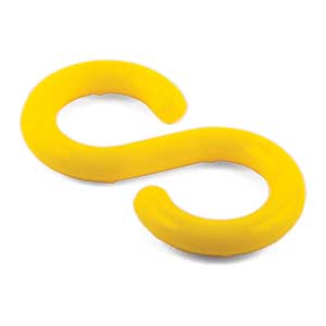 2" Yellow S-Hook