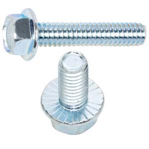 #10-24 x 3/8" (USS) Serrated Hex Washer Flange Screw