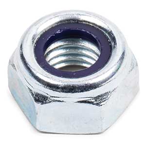M18 Fine Lock Nut Steel BZP Zinc Plated Locking Metric Jam Half x1.5 M 18 x 1.5 