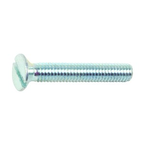 M6 x 1.0 x 12 Slotted Flat Head Machine Screw