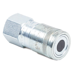 1/2" x 5/8" Flat Face Hydraulic Female Coupler - FFE Series