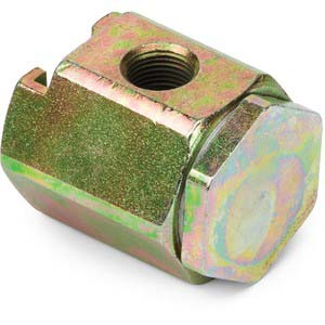 7/16"-27 Female Thread Standard Button Head Alloy Steel Grease Coupler