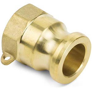 3/4" Brass Cam & Groove (Andrews) Male Adapter x Female NPT - Part A