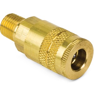 Parker® 1/4 Industrial Interchange 4 Ball High Flow Male Pipe Air Coupler