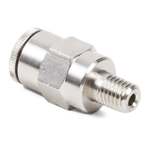 1/4" Tube x 1/4"-28 Straight Push-To-Connect Hose End