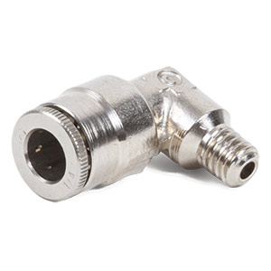 1/4" Tube x M6x1.0 Male 90° Swivel Push-To-Connect Hose End