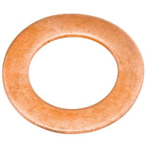 3/8" x 25/64" x 5/8" Copper Gasket