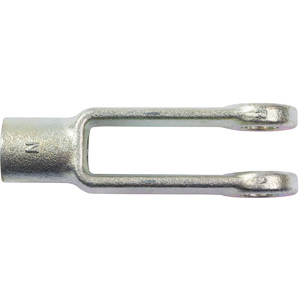 Adjustable Clevis Yoke 3/8" threads drop-forged steel 