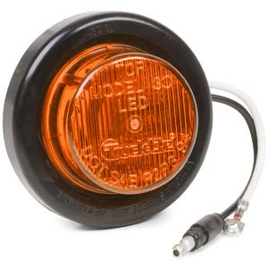 2" Amber LED Lamp - Black Grommet Kit 30050Y