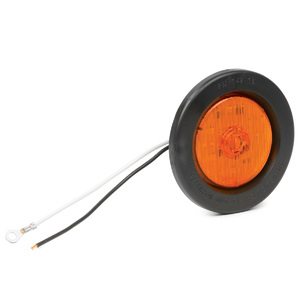 2.5" Amber LED Lamp - Black Grommet Kit