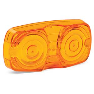 4" Amber Replacement Lens for 66-031 & 66-041