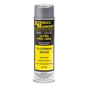 RJC Silver Ultra Pro•Max Oil-Based Enamel Spray Paint - 20 oz. Can - Case