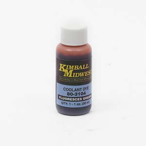 Universal Coolant Fluorescent Leak Detection Dye 1 oz. Bottle