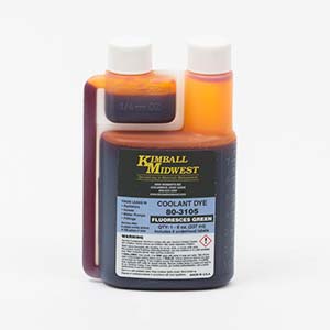 Universal Collant Fluorescent Leak Detection Dye 8 oz. Bottle - Bulk