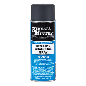 Charcoal Gray Detail Dye 16 oz. Can - Bulk