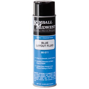 Blue Layout Fluid Surface Coating Spray