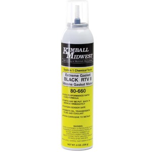 Black Extreme Gasket RTV II Silicone Gasket Maker - 8 oz.