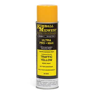 Traffic Yellow Traffic Water-Based Marking Paint - 20 oz. Can