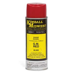 GC Red Engine Oil-Based Enamel Spray Paint - Case