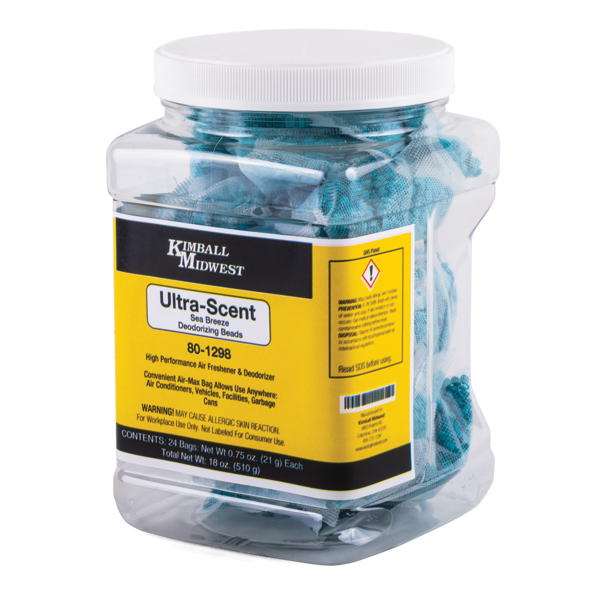 Sea Breeze UltraScent Deodorizing Beads 24 1 oz. Bags Kimball Midwest