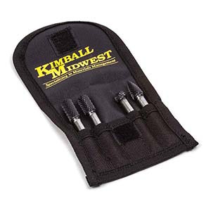 4 Piece 1/4" Dia Black Diamond™ Bur Kit