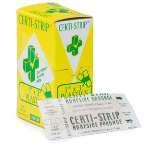 1" x 3" Certi-Strip Plastic Bandages