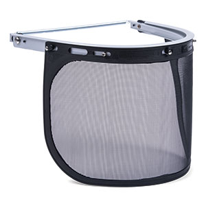 Mesh Face Shield with Hard Hat Adapter