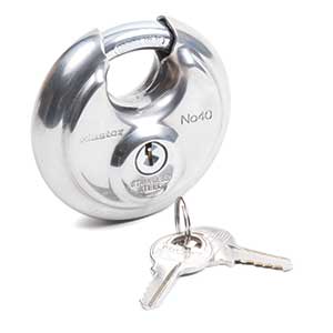 Stainless Steel Disc Padlock