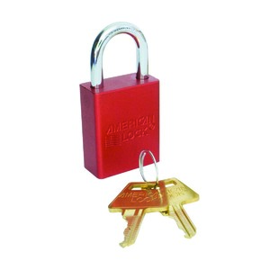 1/4" Red Padlock