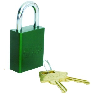 1/4" Green Padlock