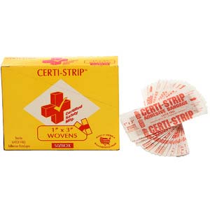 1" x 3" Certi-Strip Woven Bandages