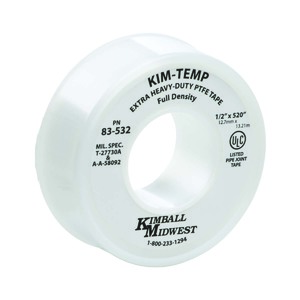 1/2" Extra Heavy-Duty PTFE Tape