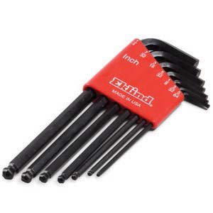 9 Piece M1.5 - M10 Ball End Hex Key Wrench Set