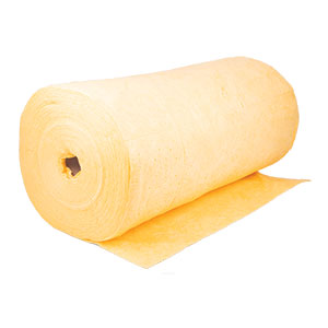 30" x 150' Yellow Chemical Absorbent Roll