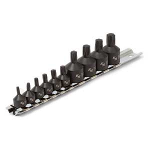 10 Piece Low Profile Torx® Type / Socket Bit Impact Socket Set