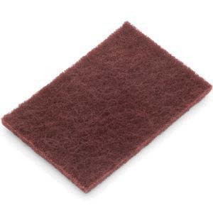 6" x 9" Maroon General Purpose Kim-Brite™ Aluminum Oxide Hand Pad