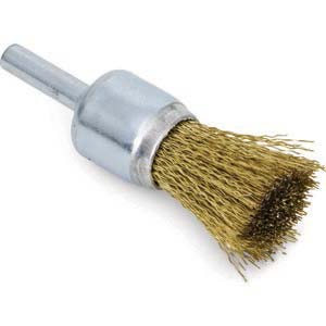 1/2" Solid End Crimped Alloy Steel Wire End Brush