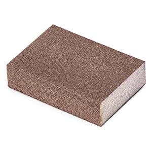 Fine 100 Grit Conformable Foam Abrasive Block