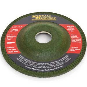 36 Grit 7" x 3/16" x 5/8"-11 Kim-Kut™ Type 27 Ultra Grinding Wheel