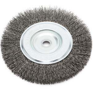 4" x 1/2" Narrow Face Steel Wire Brush Wheel